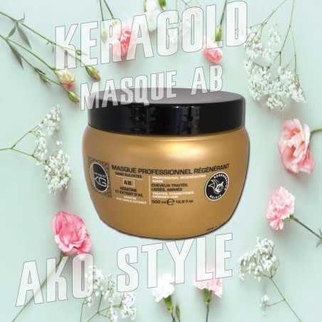 Keragold Verstärkende Haarmaske 500 Ml – Für Trockenes, Geschädigtes Haar Mit Pflegeeffekt